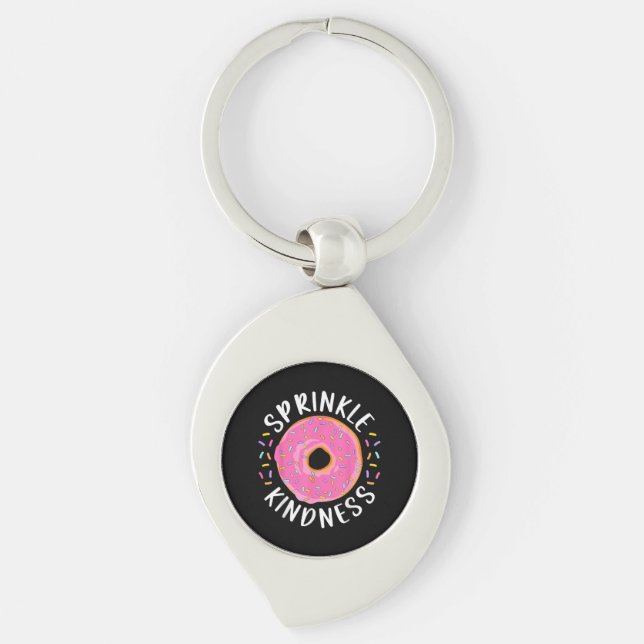 Llavero Donut Sprinkle Kindness Chicas graciosas (Anverso)