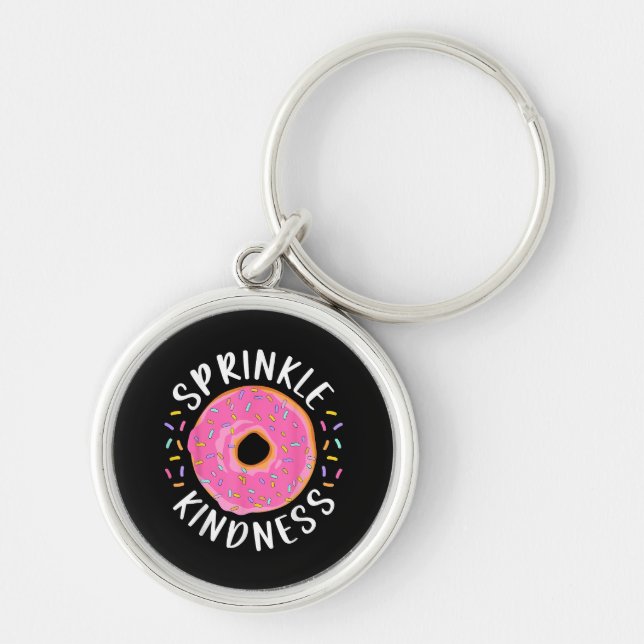 Llavero Donut Sprinkle Kindness Chicas graciosas (Frente)