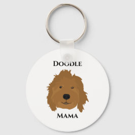 Llavero Doodle Mama Goldendoodle