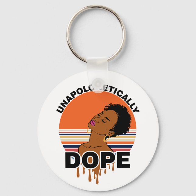 Llavero Dope Keychain sin remordimientos (Anverso)