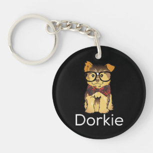 Llavero Dorkie Divertido Perro Dorky Yorkie