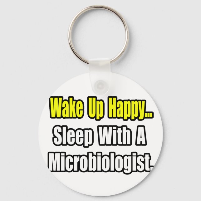 Llavero Dormir con un microbiólogo (Anverso)