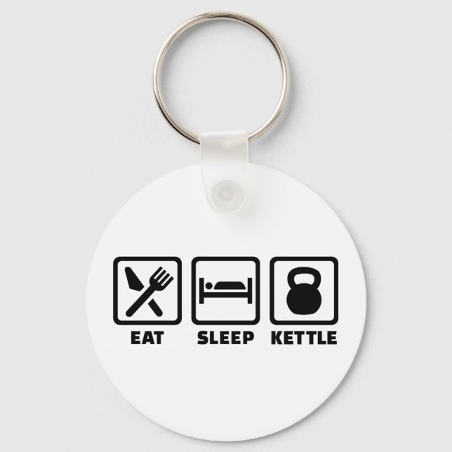 Llavero Dormir Kettlebell (Anverso)