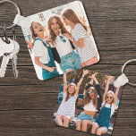 Llavero Dos amigos de doble cara fotográfica<br><div class="desc">Crea un keepsake personalizado con esta cadena de fotos de doble cara personalizado, ideal para los mejores amigos o un grupo de amigos! Presenta dos fotos diferentes, una en la parte delantera y otra en la parte trasera, para capturar tus recuerdos favoritos. Ya sean fotos de la familia, mascotas o...</div>