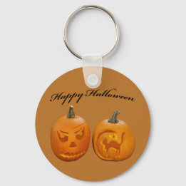 Llavero Dos Calabazas Feliz Halloween