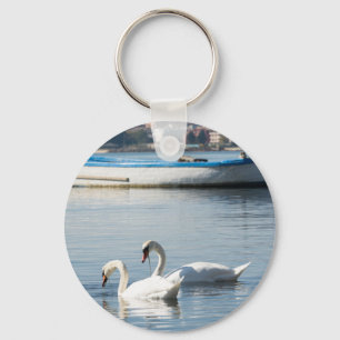 Llavero Dos cisnes
