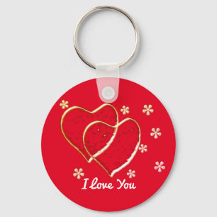 Llavero Dos corazones, boda romántico.Keychai Personalizad