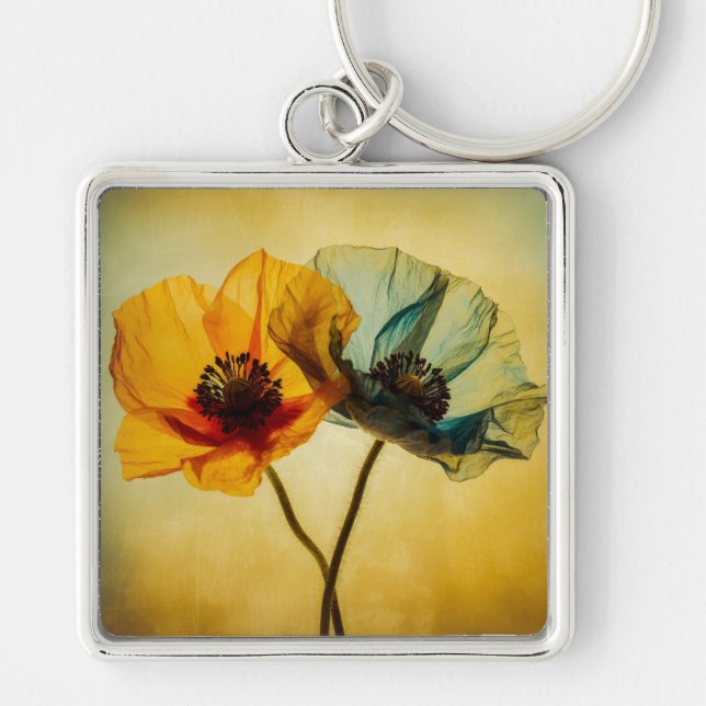 Llavero Dos flores (Frente)