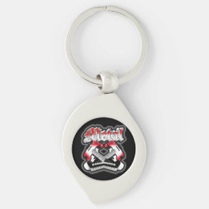 Llavero Dos guitarras cruzadas