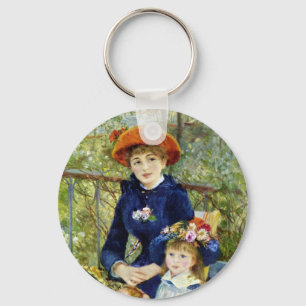 Llavero Dos hermanas (en la terraza) de Pierre Renoir