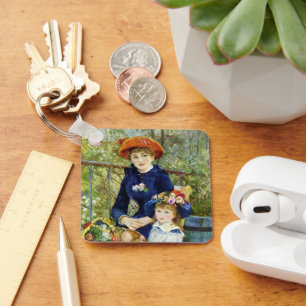 Llavero Dos hermanas (en la terraza) de Pierre Renoir