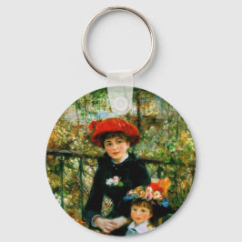 Llavero Dos hermanas en la terraza de Renoir