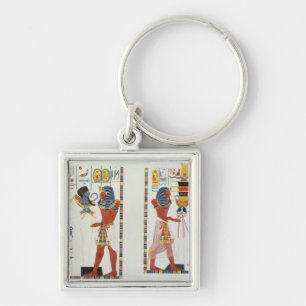 Llavero Dos murales de las tumbas de los reyes de Thebes,