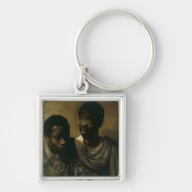 Llavero Dos negros, 1661 (Frente)