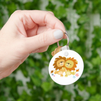 Llavero Dos Personalizados Cuadros Lions Tango Keyring