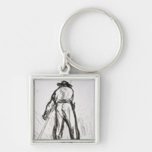 Llavero Dos segadores vistos de la parte posterior