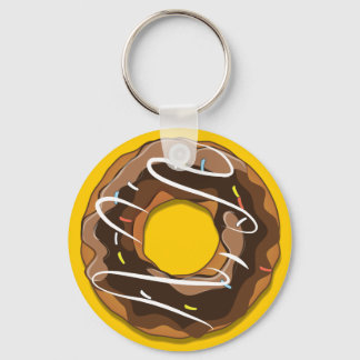 Llavero Doughnut con hielo de chocolate