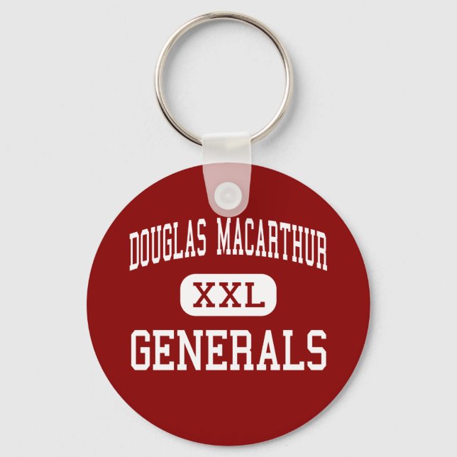 Llavero Douglas MacArthur - Generales - Alto - Levittown (Anverso)