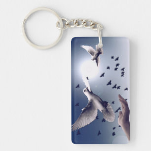 Llavero Dove Hand Trust