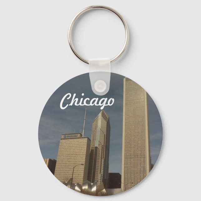 Llavero Down town Chicago, Keychain (Anverso)
