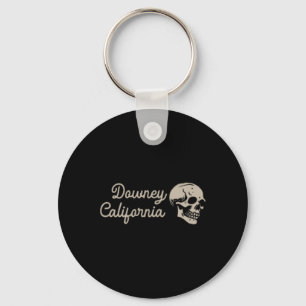 Llavero Downey California Ca Surfista Retro Frente Y Ck