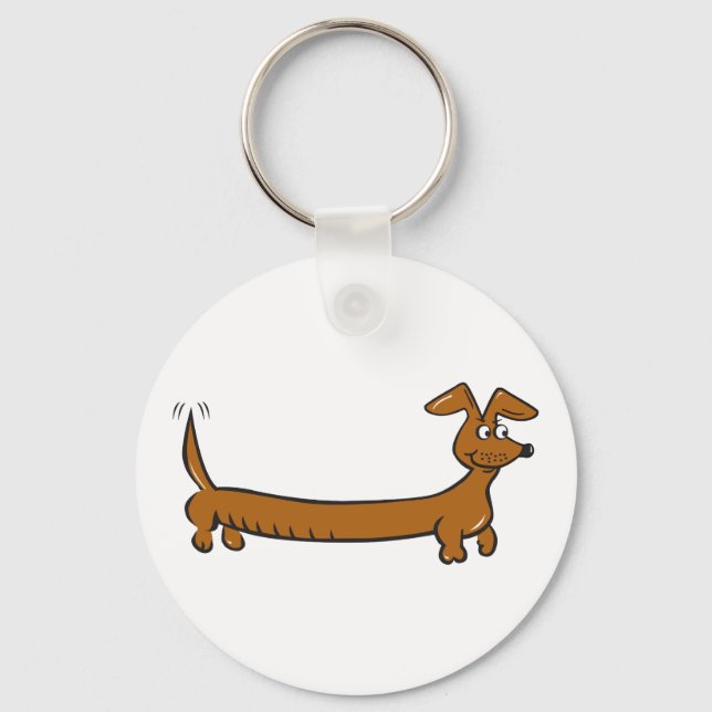 Llavero Doxie Dachshund (Anverso)