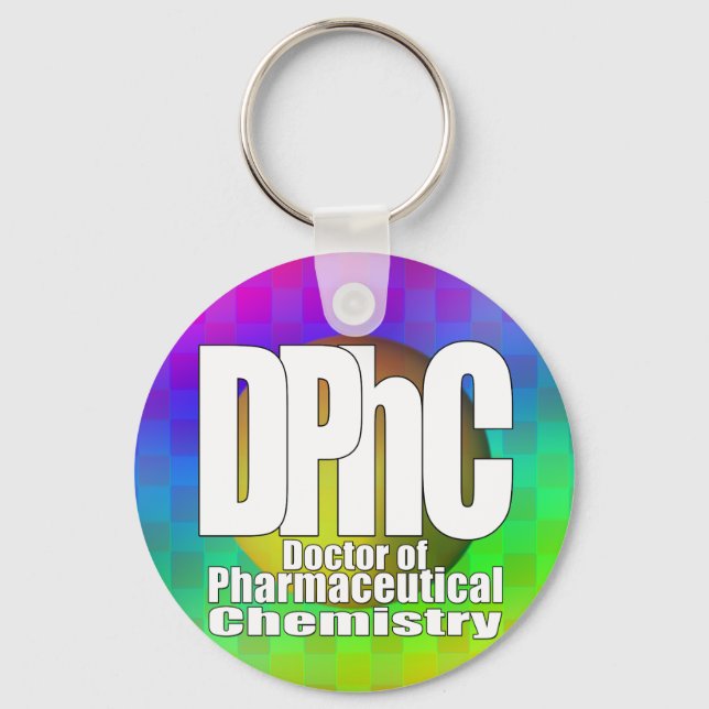 Llavero DPhC LOGO Médica de Química Farmacéutica (Anverso)