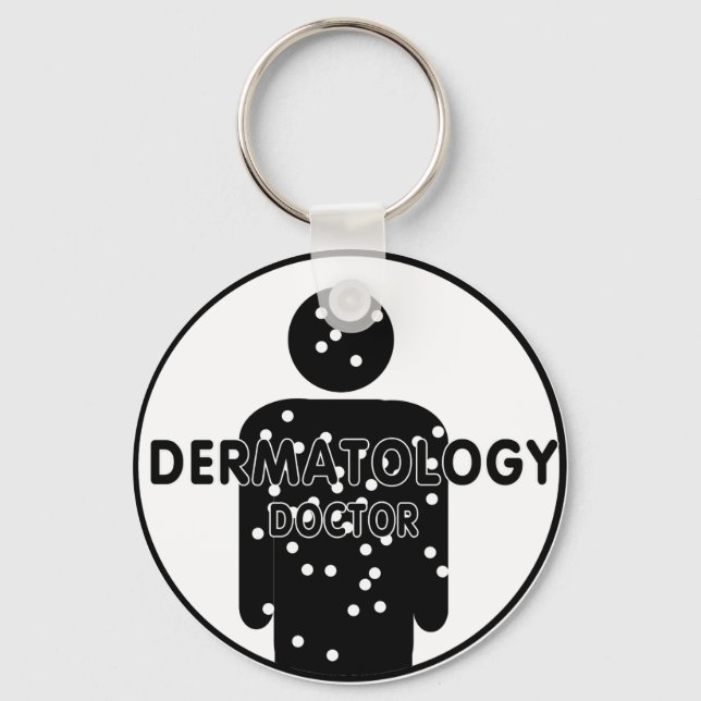 LLAVERO DR DERMATOLOGY SILHOUETTE LOGO (Anverso)