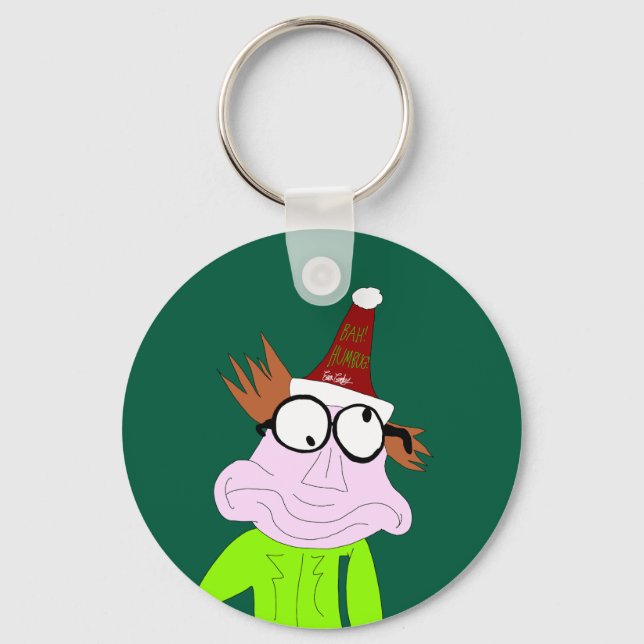 Llavero Dr. LeBrick Bah Humbug navidad (Anverso)