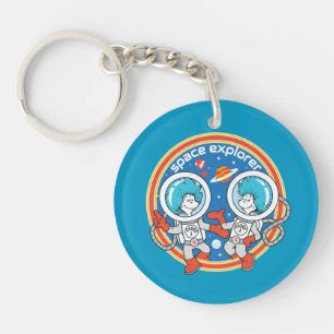 Llavero Dr. Seuss   Cadet One Cadet Two Space Explorer