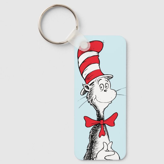 Llavero Dr. Seuss El gato con sombrero de pie (Anverso)