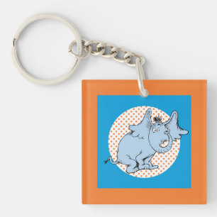 Llavero Dr. Seuss Horton Escucha a Quién Puntos Naranjas