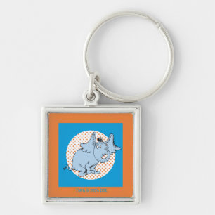 Llavero Dr. Seuss Horton Hears A Who Lunares Naranjas