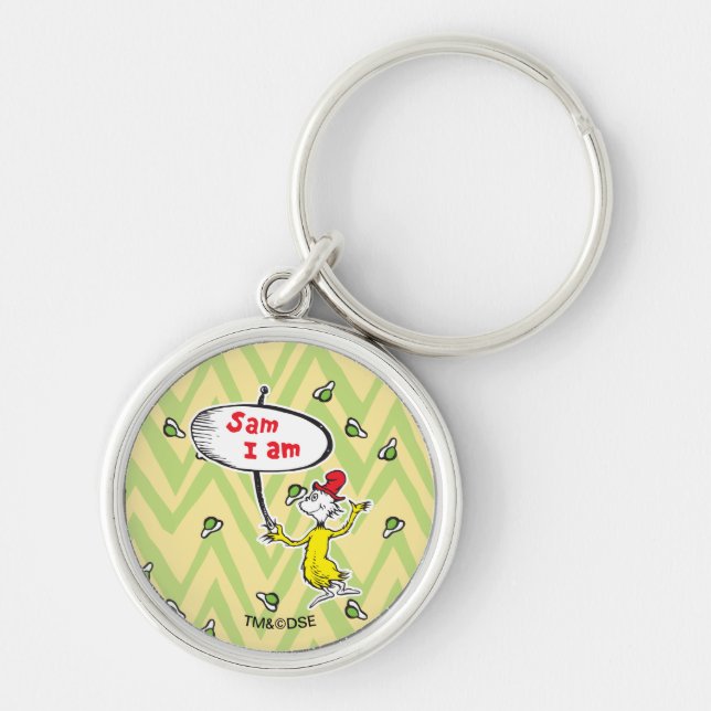 Llavero Dr. Seuss | Rótulo de Sam-I-Am (Frente)