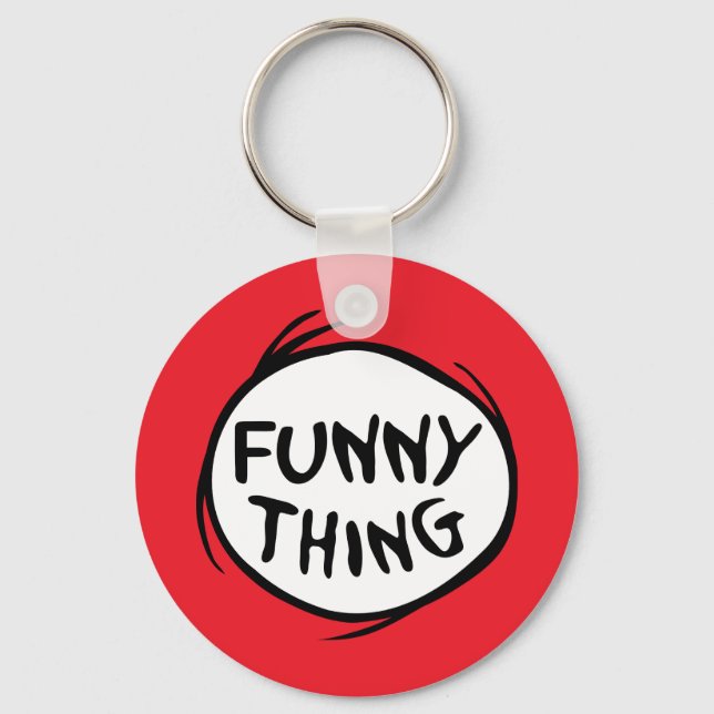 Llavero Dr. Seuss | Thing 1 Thing 2 - Funny Thing (Anverso)