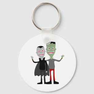 Llavero Drácula y Frankenstein