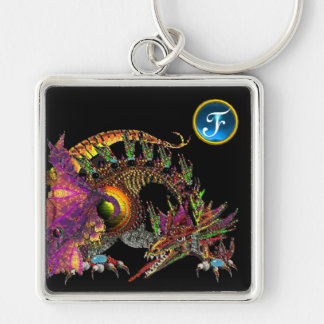 Llavero DRAGO, Monograma de la Gema de zafiro azul