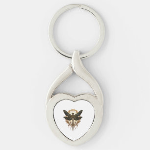 Llavero Dragón Art Nouveau Elegante Steampunk