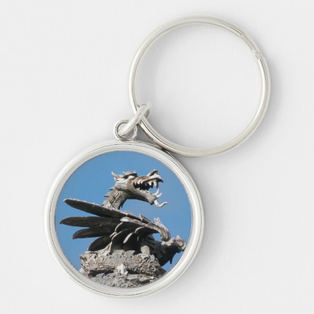 Llavero Dragón, Ayuntamiento de Cardiff, Gales, Reino Unid (Frente)