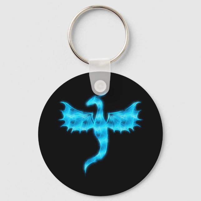 Llavero Dragón azul (Anverso)