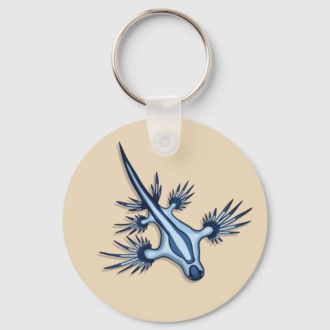 Llavero Dragón azul Nudibranch (Anverso)