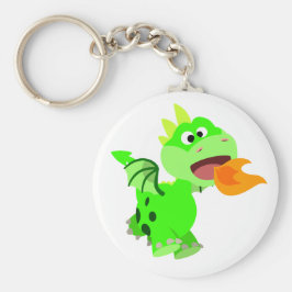 Llavero Dragón bebé Personalizado que escupe incendios