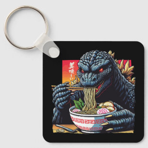 Llavero Dragón comiendo ramen 