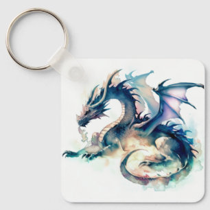 Llavero Dragón con alas