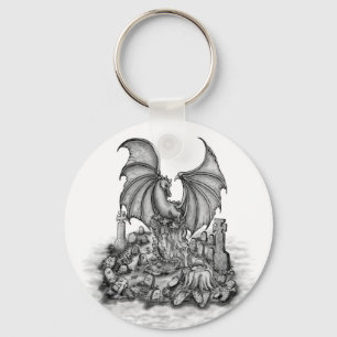Llavero Dragón con zombi