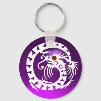 Llavero DRAGÓN DE APERITIVO, rubí blanco, rojo, amatista p