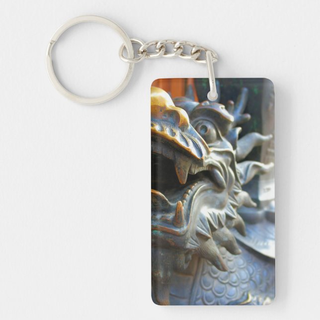 Llavero Dragón de bronce - Yu Market-Shanghai, cadena clav (Frente)