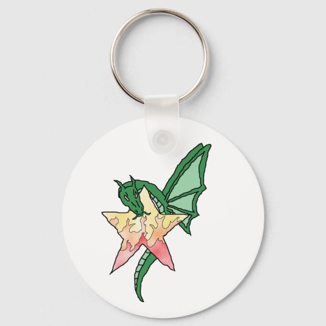 Llavero Dragón de fuego (Anverso)