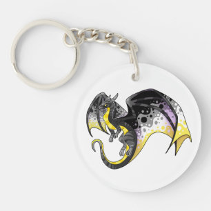 Llavero Dragón del Orgullo Aplatónico