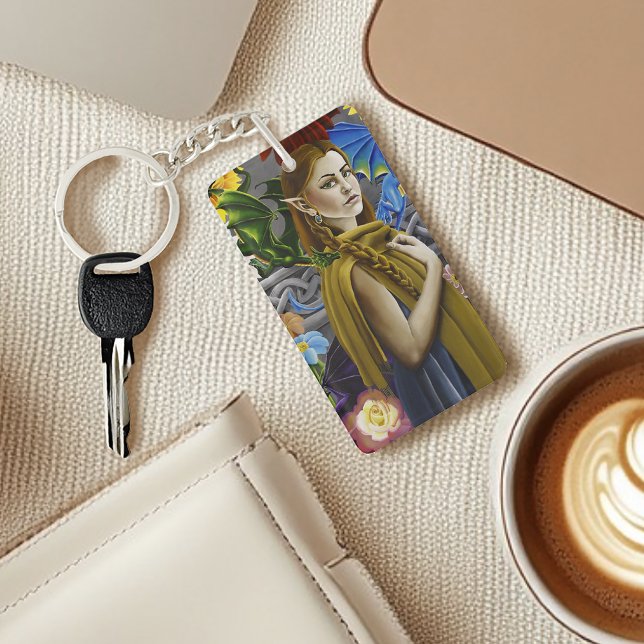 Llavero Dragon Elf Flower Garden (Subido por el creador)